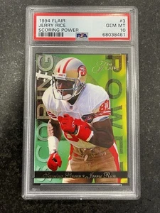 1994 Flair Scoring Power #3 Jerry Rice PSA 10 GEM MINT - Picture 1 of 3