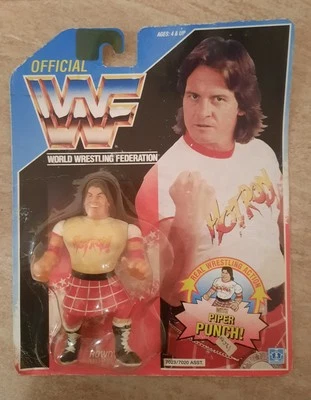 OFFICIAL WWF WORLD WRESTLING FEDERATION ROWDY RODDY PIPER HASBRO 1990 - Immagine 1 di 4