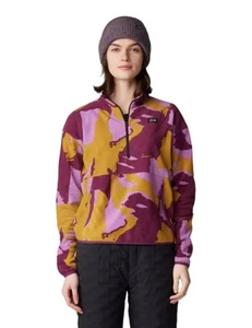 Mountain Hardwear Microchill Pullover Women's Sweatshirt, Lilac Glow Snowdrifts - Picture 1 of 4