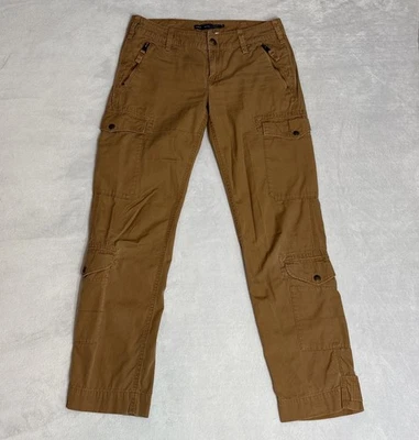 Ralph Lauren Sport Women’s Size 8 Cargo Pants Dark Khaki Brown Utility VTG Y2K - Image 1 of 4