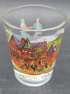 Alpine Helen Georgia Shot Glass Vintage Clear Fun Memory Shotglass - Picture 1 of 8