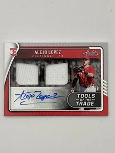 2022 Panini Absolute Alejo Lopez Tools Of The Trade 2 Swatch Signature /99 - Picture 1 of 2