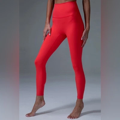 Leggings MFD Mifundo rosa rojizo talla grande. Mantequilla suave y mucha elasticidad. Foto 1 de 4