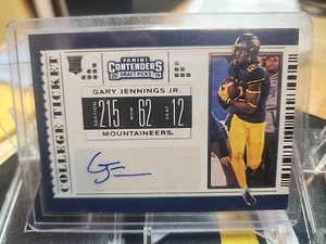 Boleto universitario Contenders Draft Picks 2019 Gary Jennings Jr #165 radiocontrol con Virgina - Imagen 1 de 2