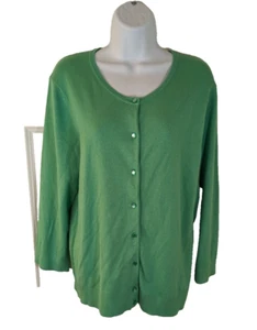 Spense, women's Cardigan, green, size XL, new with tags - Picture 1 of 4