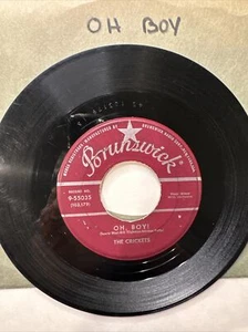 The Crickets - Oh Boy! / Not Fade Away - 1957 Rock 'n Roll 45 w/ Buddy Holly - Picture 1 of 4