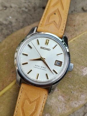 1970 Vintage Seiko 44KS King Manual Winding Steel Case Men's Watch 4402-8000 - Image 1 of 4