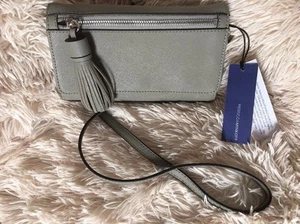 BOLSO BANDOLERA REBECCA MINKOFF JILL GRIS SUAVE $195 - Imagen 1 de 7