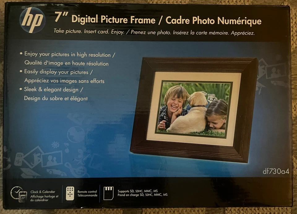 HP 7" Digital Picture Frame New Open Box - Image 1 of 4