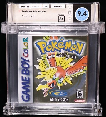 Pokemon Gold Version - Nintendo Gameboy Color - Graded WATA 9.4 A+ Sealed - Image 1 of 4