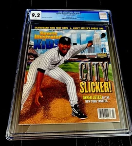 DEREK JETER ROOKIE COVER SPORTS ILLUSTRATED For KIDS MAG 1998 W CARDS CGC 9.2 - Picture 1 of 3