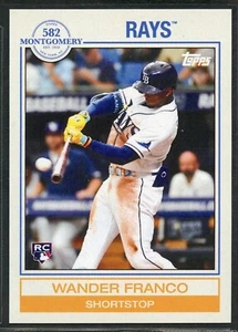 2022 Topps 582 Montgomery Club Set 4 - #5 - Wander Franco - Tampa Bay Rays - Picture 1 of 1
