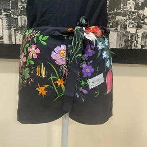 FALDA/corto corto GUCCI SEDA MULTICOLOR $895 talla IT 40 US 4 - Imagen 1 de 24