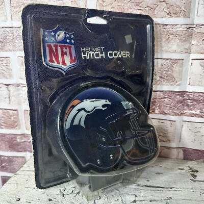 NFL Licencia Oficial Denver Broncos 4" Casco Diseño Enganche Cubierta Foto 1 de 4