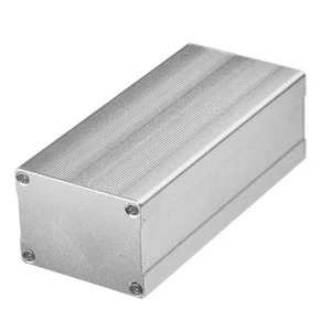 "Custodia elettronica in alluminio progetto custodia scatola elettronica fai da te corpo diviso -4,33"x2,01"x1,50" - Foto 1 di 6
