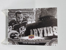 2023-24 Upper Deck Series 1 UD Canvas Black Victor Arvidsson #C36