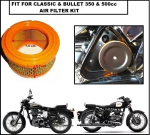 Kit de filtro de aire apto para Royal Enfield Classic/Bullet/Electra 350 y 500 - Imagen 1 de 8