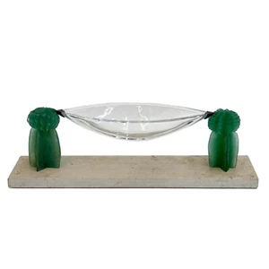 Daum Pate de Verre Skulptur Kaktus Schale Sahara von Joseph Hilton McConnico - Bild 1 von 7