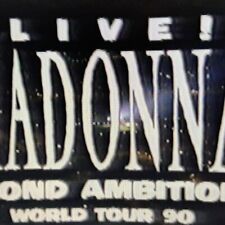 Madonna Blond Ambition VHS Nice France 1990 World Tour Concert