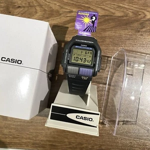 Casio SDB-600 Rare Vintage Illuminator Lap Memory 10 Digital Watch NOS - Picture 1 of 11