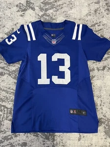 NFL Indianapolis Colts Ty Hilton 13 Nike On Field Blue Jersey Men Size 40 - Picture 1 of 6