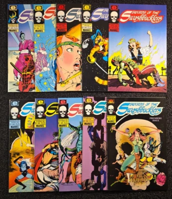 SWORDS OF THE SWASHBUCKLERS 1 2 3 4 5 6 7 8 9 10 COMPLETE RUN Epic LOT Guice - Image 1 of 4