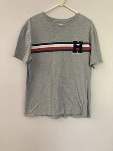 Tommy Hilfiger Grey T Shirt Men’s Size Large - Picture 1 of 8