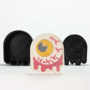 Bloody Eye Bath Bomb Mold, DIY original BathBombs Set 3D Printed Kit - Picture 1 of 9