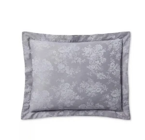 Lauren Ralph Lauren Mya Standard Pillow Sham Jacquard Cotton Soft Grey $140 - Picture 1 of 4
