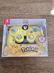Nintendo Switch Super Smash Bros Pikachu Wired (10ft) Fight Pad Pro NEW SEALED - Picture 1 of 2
