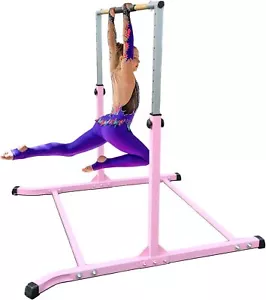 Barra atlética horizontal expandible para entrenamiento de gimnasia, rosa, acolchada gratis - Imagen 1 de 6