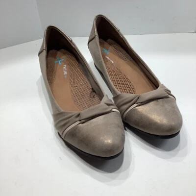 Baretraps Nima Oculto Cuña Postura + Mocasines Zapatos Mujer Talla 7.5M Dorado Comodidad Foto 1 de 4