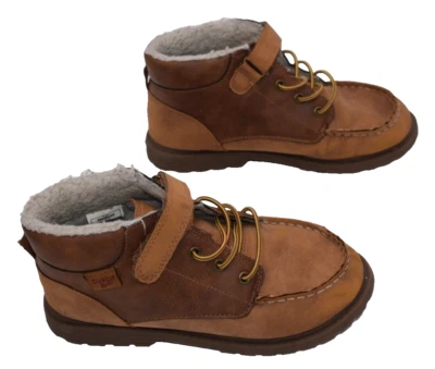OSH KOSH Imitación Piel de Oveja Tostado Con Cordones Tobillo/Botas Medianas | Jóvenes Big Kid 3 Foto 1 de 4
