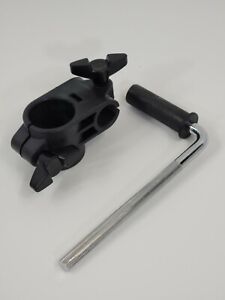 Alesis Drum Clamp and L rod for 1.5" Rack Fits Yamaha, Roland, Simmons. (2 pcs)