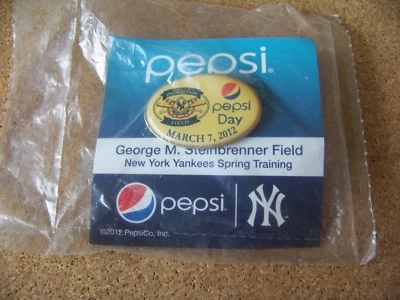 2012 Pepsi NY New York Yankees Spring Training pin Grapefruit League SGA - Image 1 of 4