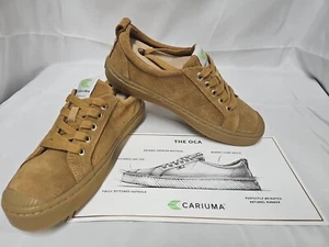 Cariuma OCA Low Tan All Camel Suede Sneakers Womens Size 7.5 Mens Size 6. NWOB - Picture 1 of 12