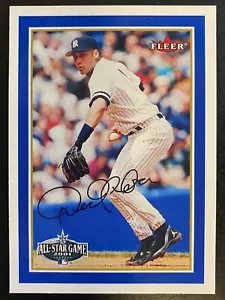 Derek Jeter 2001 Fleer Ritz-Oreo Spielball All-Star-Spiel New York Yankees - Bild 1 von 2