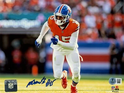 Foto 8x10 Beckett 49126 autografiada/firmada de los Denver Broncos de Nik Bonitto Foto 1 de 2