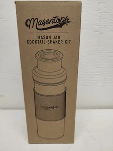 Masontops Mason Jar Cocktail Shaker Kit New in Box - Picture 1 of 12