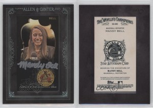 2023 Topps Allen & Ginter Black Frame /25 Mandy Bell #MA-MBE Rookie Auto RC