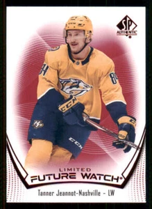 2021-22 SP Authentic Limited Red #198 Tanner Jeannot FW - Picture 1 of 2