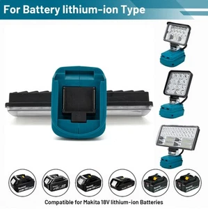 LED Work Light Camping Light Foldable Suitable for Makita Battery 18V New - Picture 1 of 24