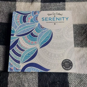VIVE LE COLOR! SERENITY (ADULT COLORING BOOK): By Abrams Noterie  - Bild 1 von 8