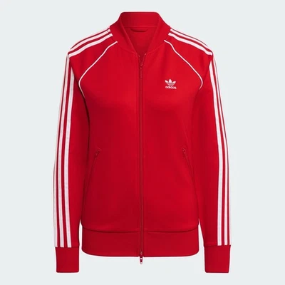 NUEVA CHAQUETA DEPORTIVA ADIDAS ORIGINALES MUJER SUPERSTAR TRÉBOL TALLA L 🚨#IK4032 Foto 1 de 4