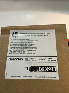HP CH022A Everyday Matte Polypropylene 24" x 100 Roll, Qty 1 Roll - Picture 1 of 3