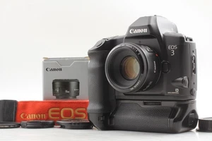 [MINT /Strap] Canon EOS 3 PB-E2 35mm Film Camera EF 50mm f1.8 II Lens From JAPAN - Picture 1 of 15