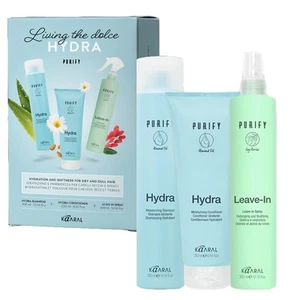 KAARAL Set Hydra Purify Shampoo 300ml + Conditioner 250ml + Leave In Spray 300ml - Imagen 1 de 1