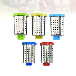  Infusor portátil colador de té de especias de acero inoxidable de 5 piezas para coladores sueltos - Imagen 1 de 11