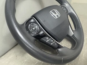 Honda Odyssey Absolute RC1 OEM Leather Steering Wheel with Switch Tested Genuine - Picture 1 of 8