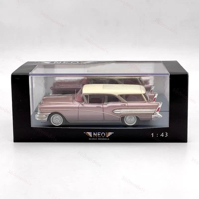 NEO SCALE MODELS 1/43 Buick Century Caballero Purple Resin Limited Collection - Photo 1/4